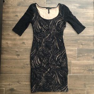 BCBG Dresses - BCBG Black Lace Tanya Bodycon Dress BCBG Dresses - BCBG Black Lace Tanya Bodycon Dress